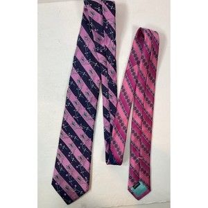 Robert Graham Mens Embroidery Striped 100% Silk Tie - Knowledge-Wisdom-Truth